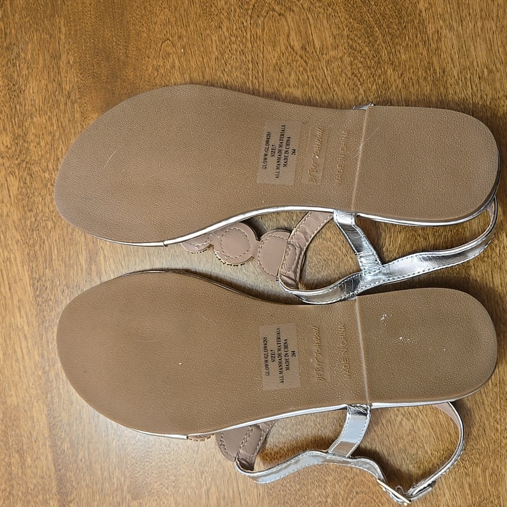 Betsey Johnson Gloww Sandals, size 7, new w/o box - Picture 4 of 7